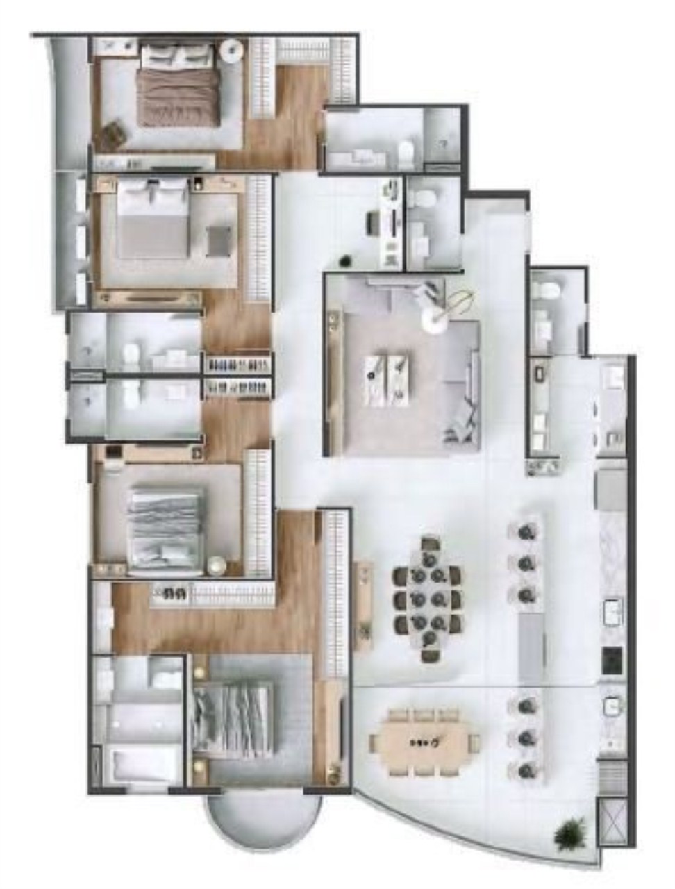 Apartamento, 3 quartos, 151 m² - Foto 36
