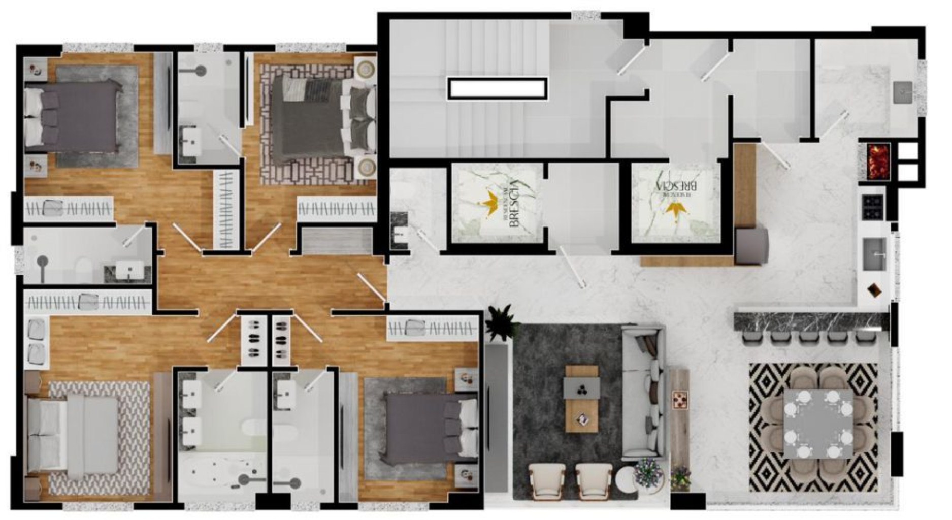 Apartamento, 4 quartos, 170 m² - Foto 4