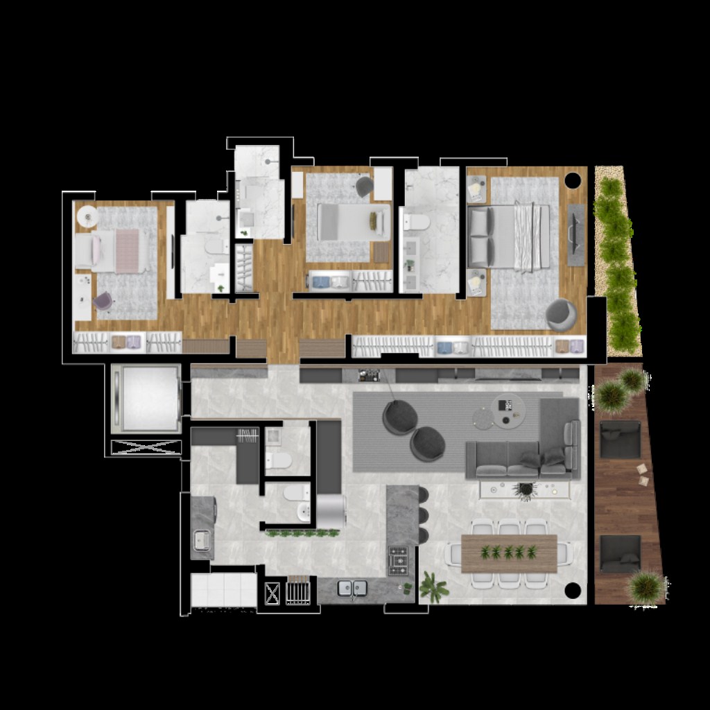 Apartamento, 3 quartos, 152 m² - Foto 23