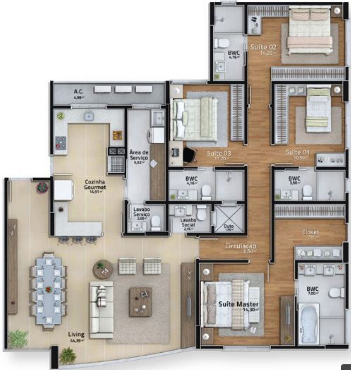 Cobertura, 3 quartos, 328 m² - Foto 63