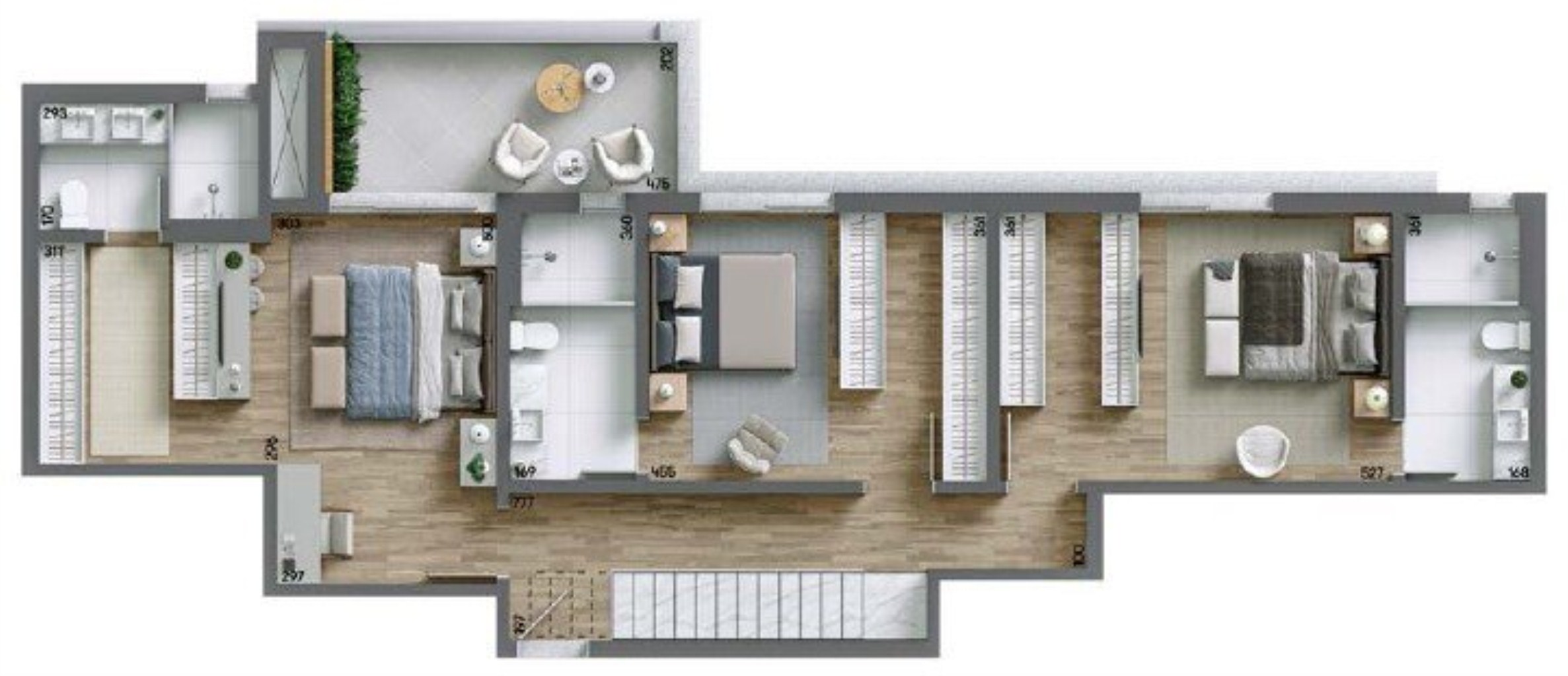 Cobertura, 3 quartos, 189 m² - Foto 27