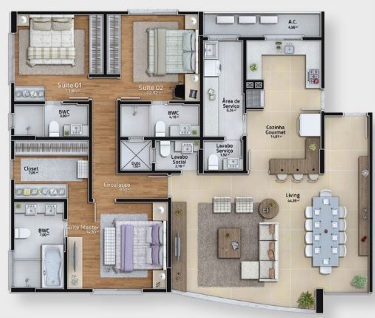 Cobertura, 3 quartos, 328 m² - Foto 62