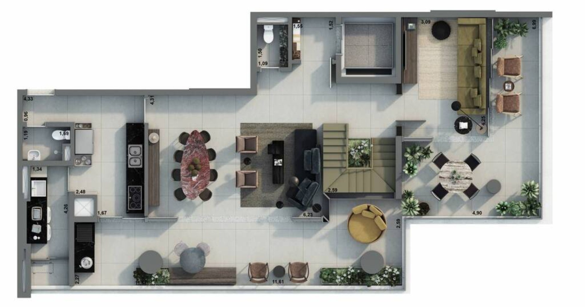 Apartamento, 3 quartos, 178 m² - Foto 23