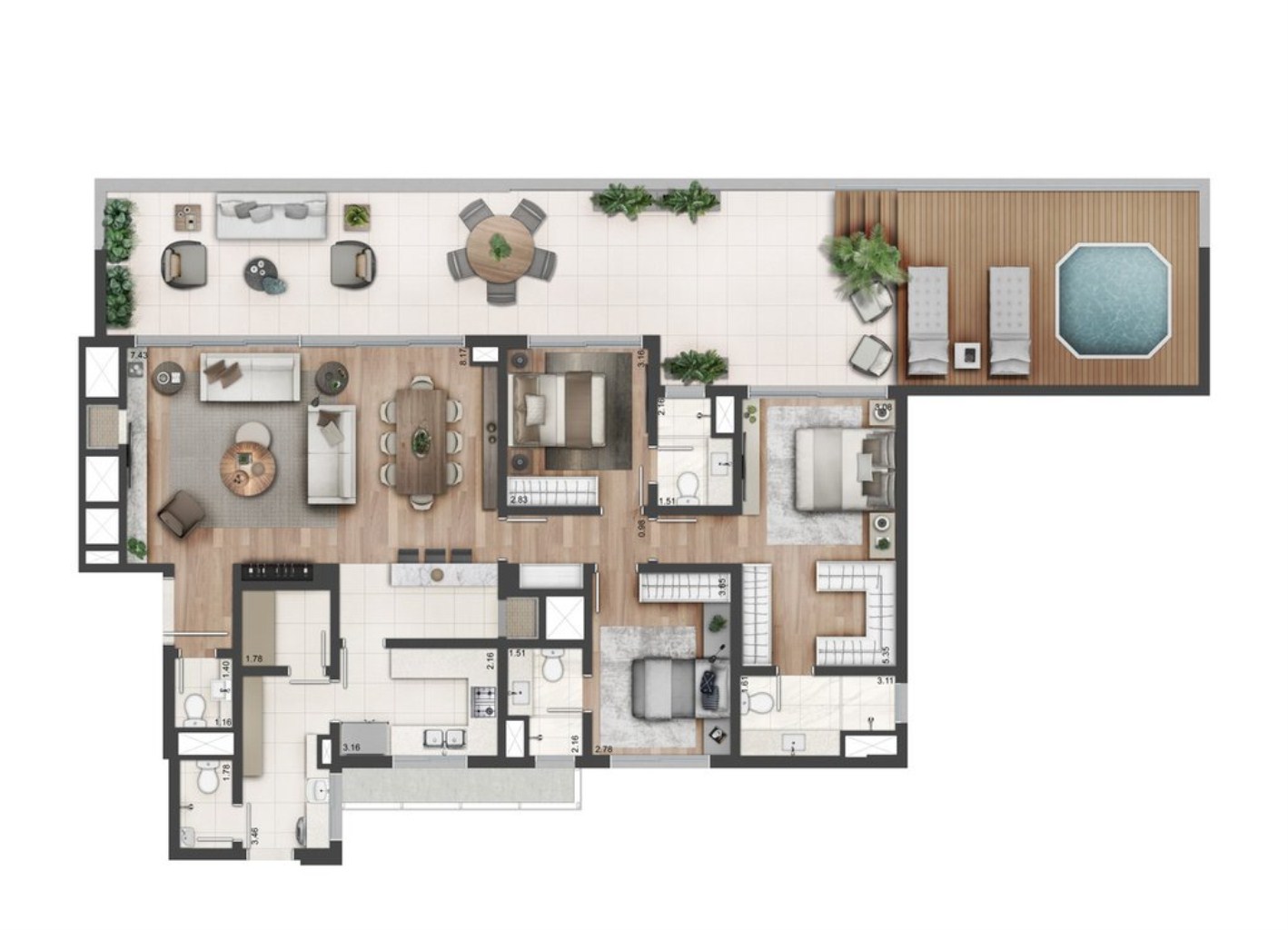 Apartamento, 3 quartos, 143 m² - Foto 30