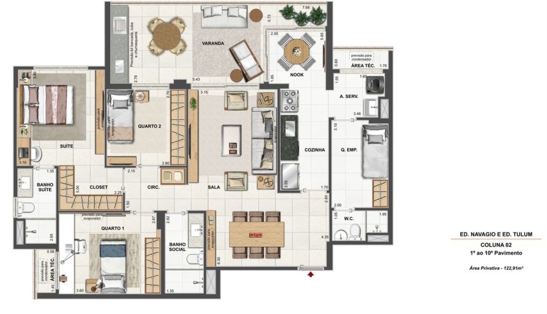 Apartamento, 4 quartos, 187 m² - Foto 51