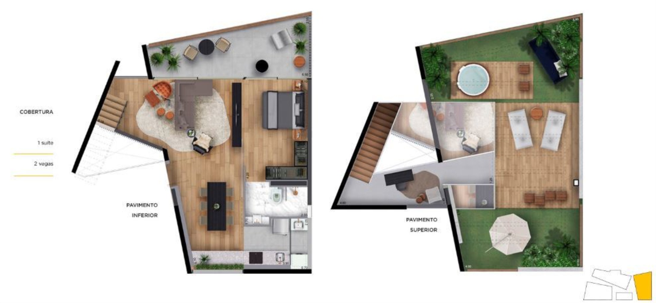 Apartamento, 1 quarto, 61 m² - Foto 21