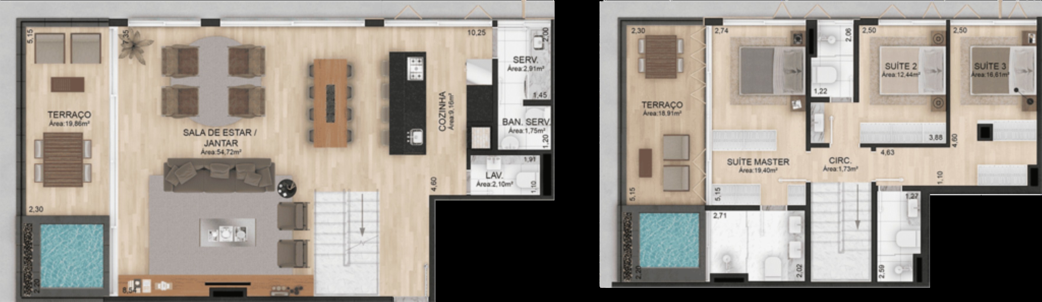 Apartamento, 3 quartos, 197 m² - Foto 23