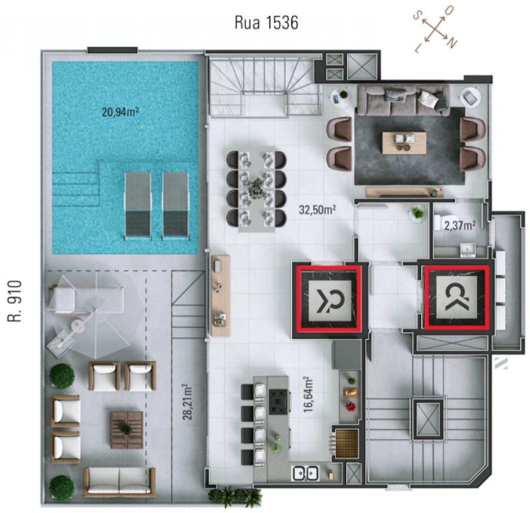 Apartamento, 3 quartos, 172 m² - Foto 10