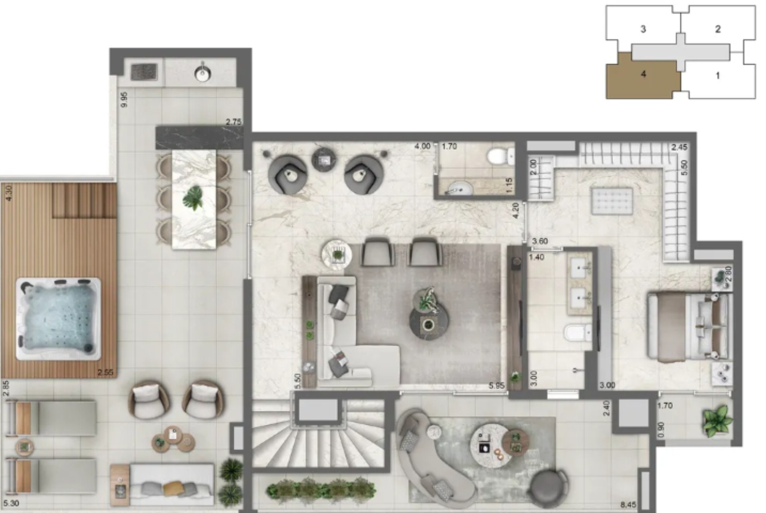 Apartamento, 4 quartos, 136 m² - Foto 34