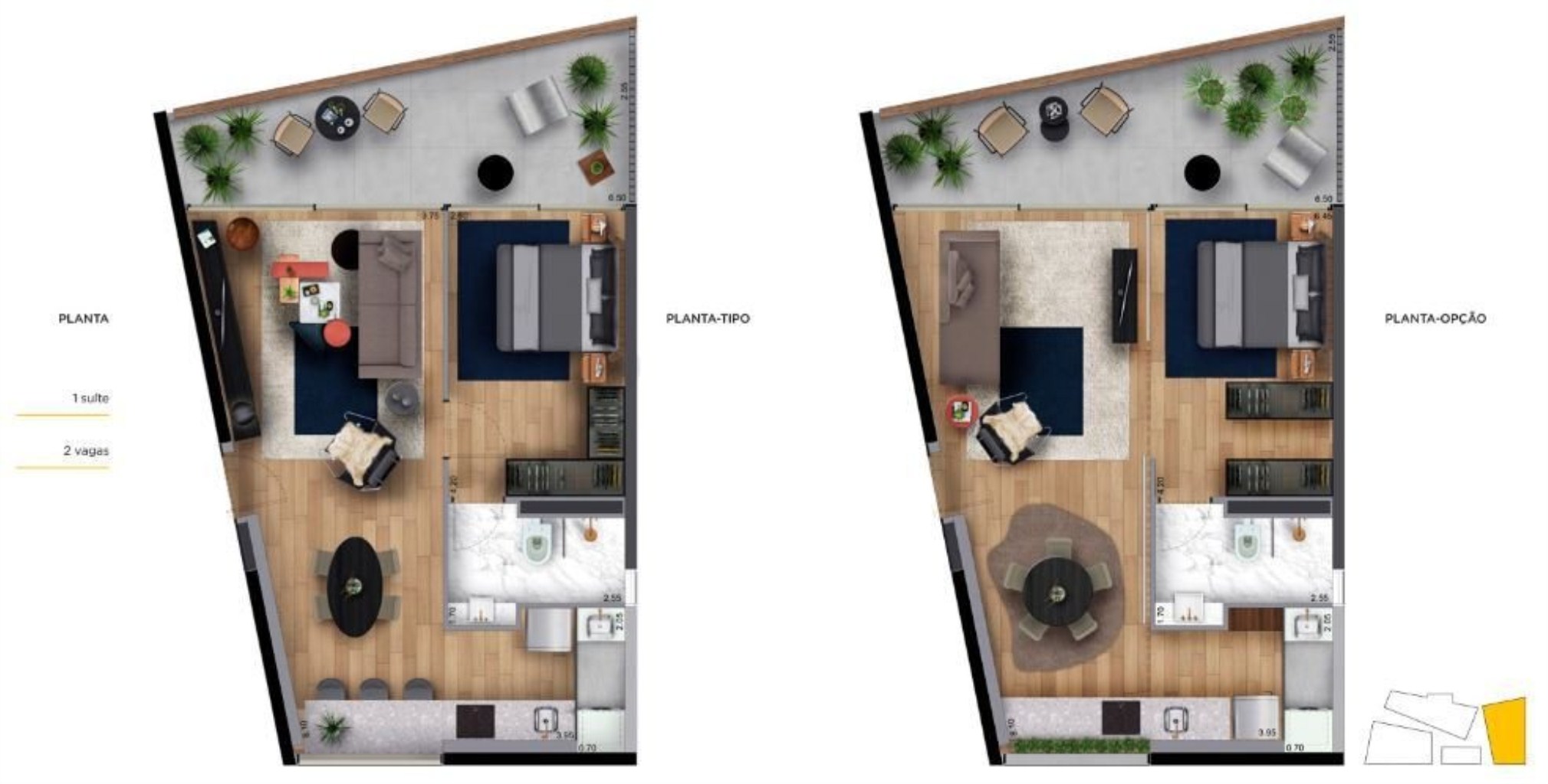 Apartamento, 1 quarto, 63 m² - Foto 15
