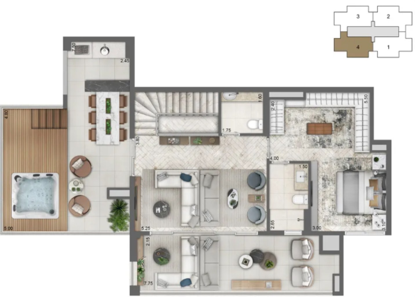 Apartamento, 4 quartos, 136 m² - Foto 32