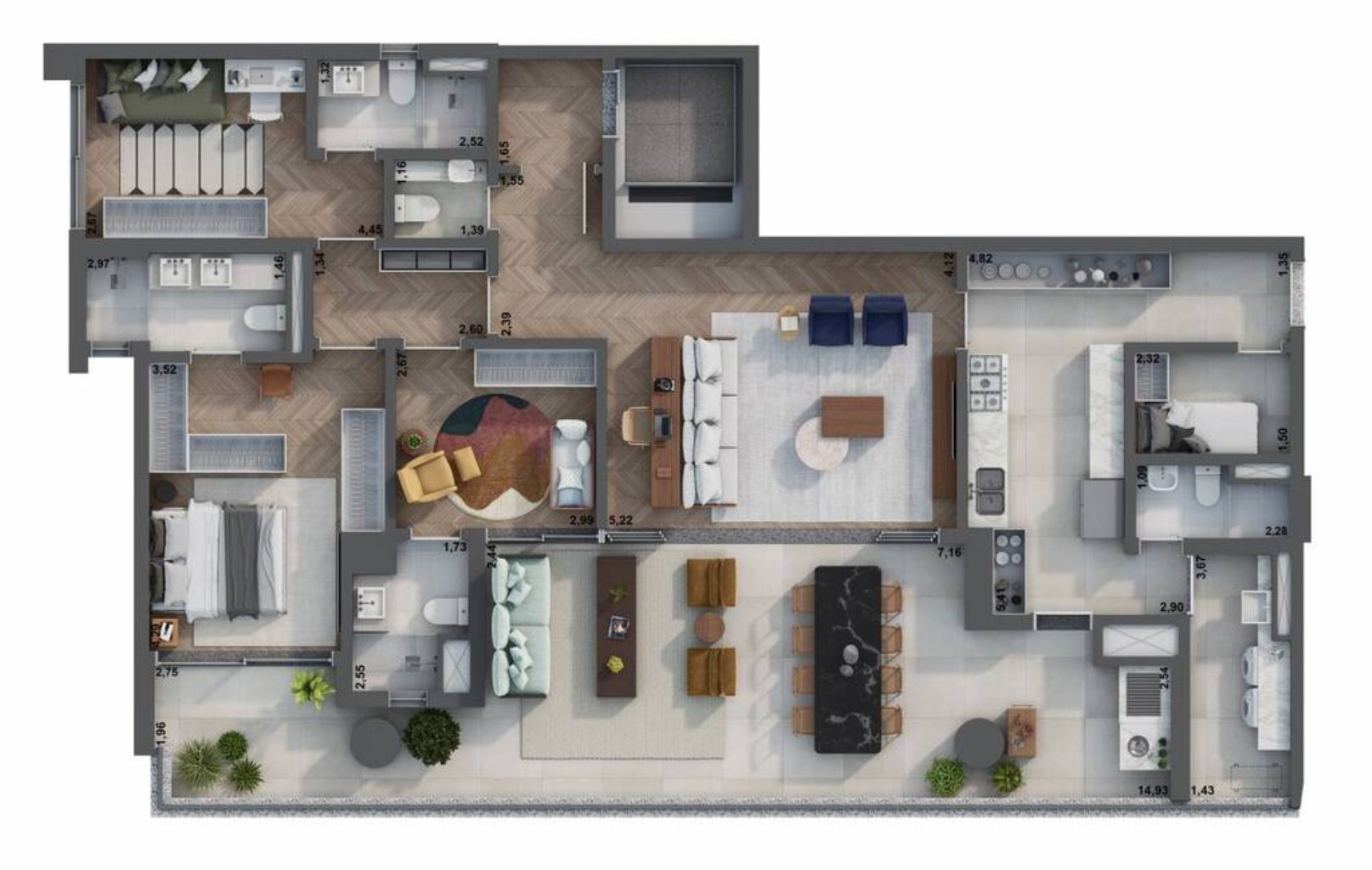 Apartamento, 2 quartos, 151 m² - Foto 22