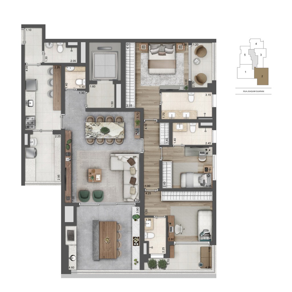 Apartamento, 2 quartos, 110 m² - Foto 22