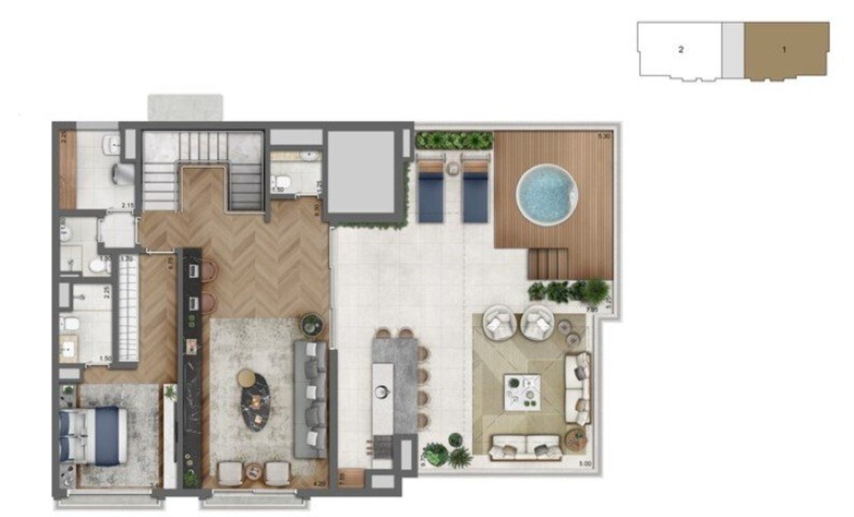 Apartamento, 3 quartos, 303 m² - Foto 16