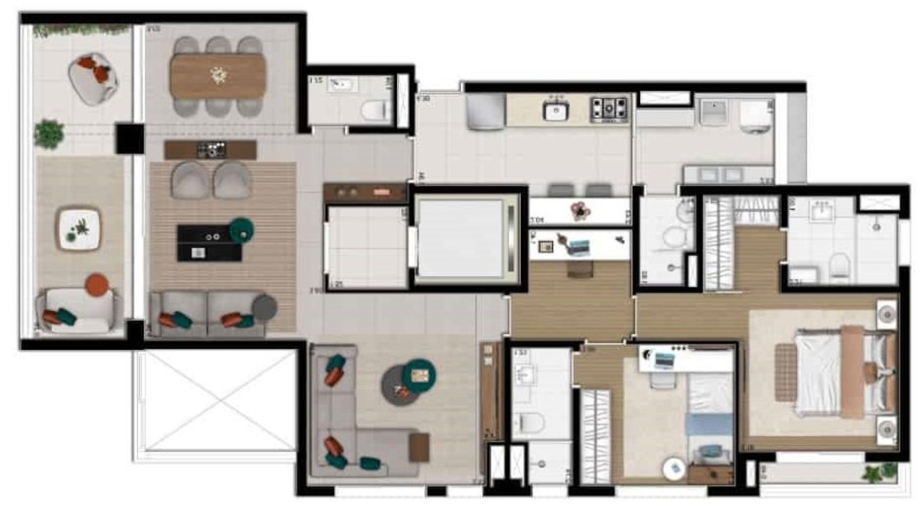 Apartamento, 3 quartos, 138 m² - Foto 13