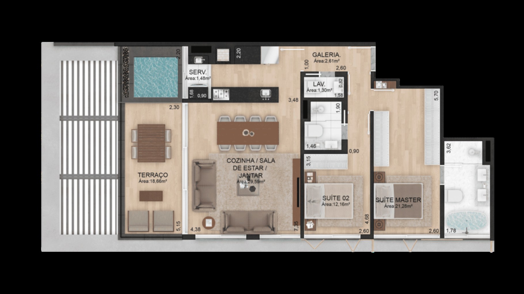 Apartamento, 3 quartos, 197 m² - Foto 16