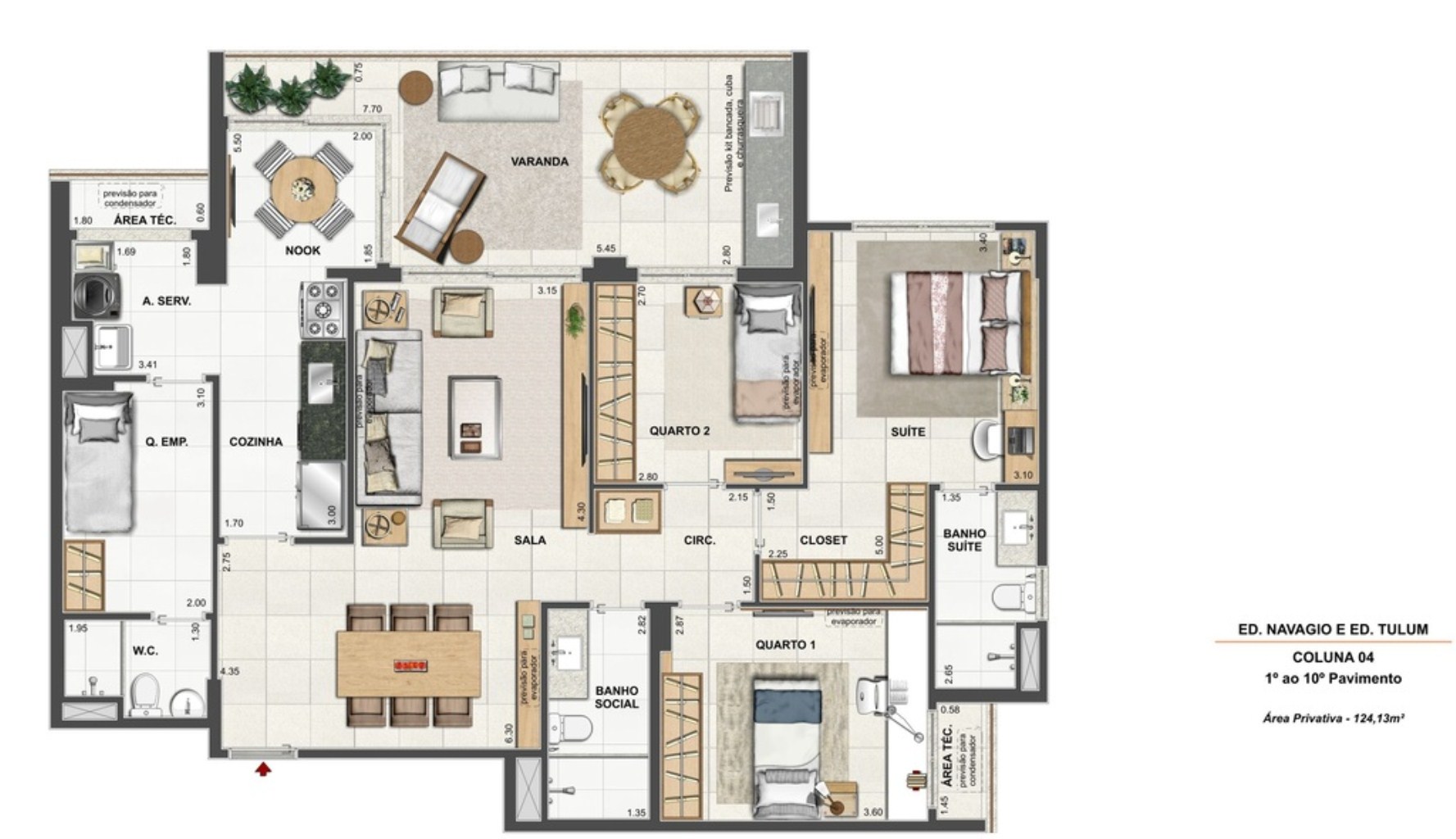 Apartamento, 4 quartos, 158 m² - Foto 52