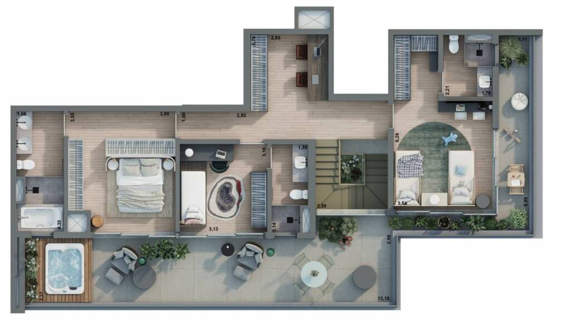 Apartamento, 3 quartos, 178 m² - Foto 24