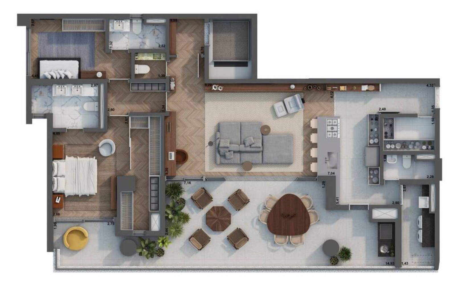Apartamento, 3 quartos, 178 m² - Foto 20