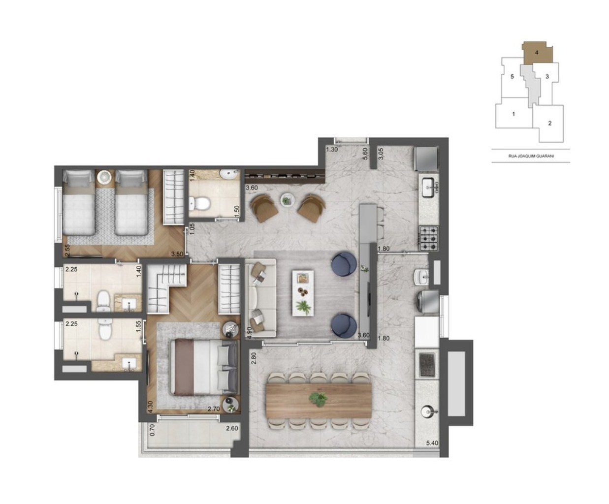 Apartamento, 3 quartos, 156 m² - Foto 17