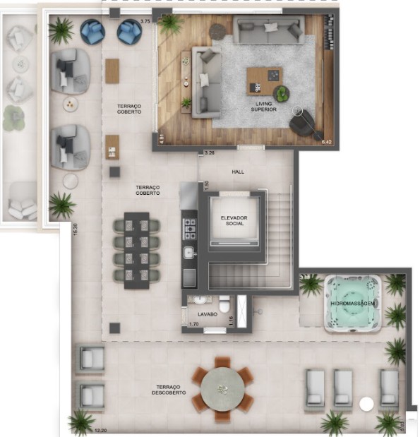 Apartamento, 4 quartos, 213 m² - Foto 49