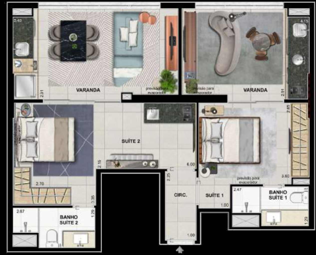 Cobertura à venda com 2 quartos, 150m² - Foto 31