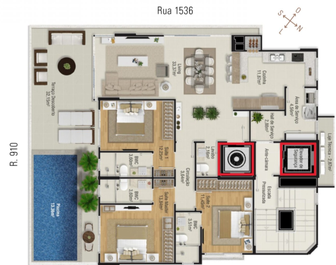 Apartamento, 3 quartos, 172 m² - Foto 8