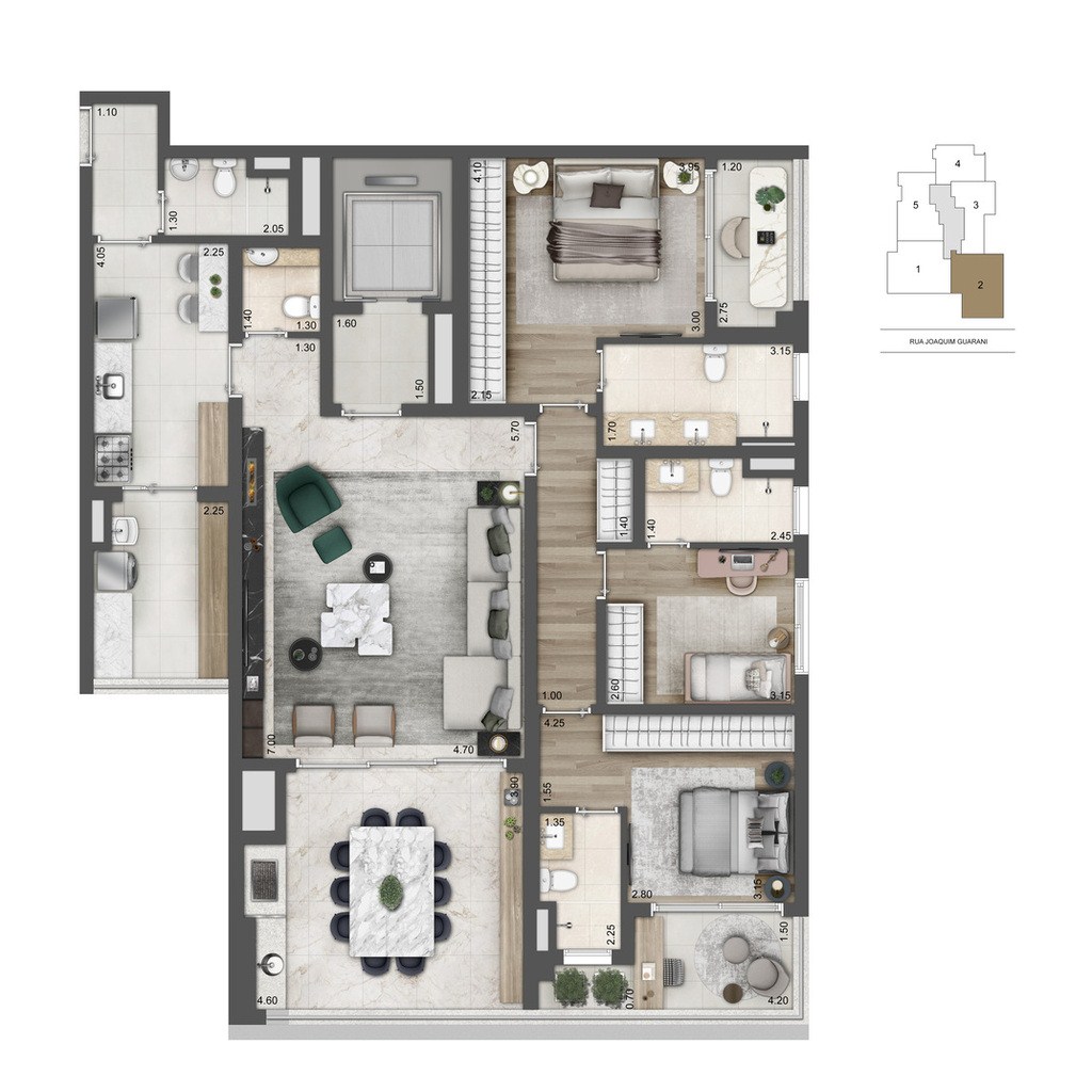 Apartamento, 2 quartos, 110 m² - Foto 23