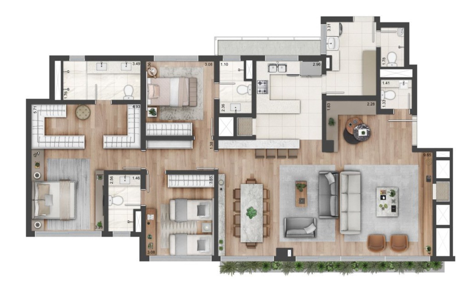 Apartamento, 3 quartos, 143 m² - Foto 33