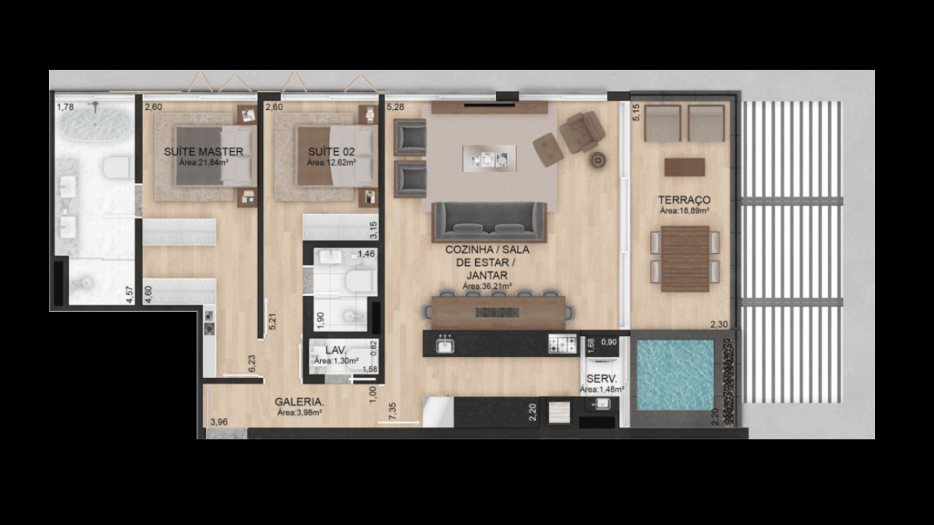 Apartamento, 3 quartos, 197 m² - Foto 18