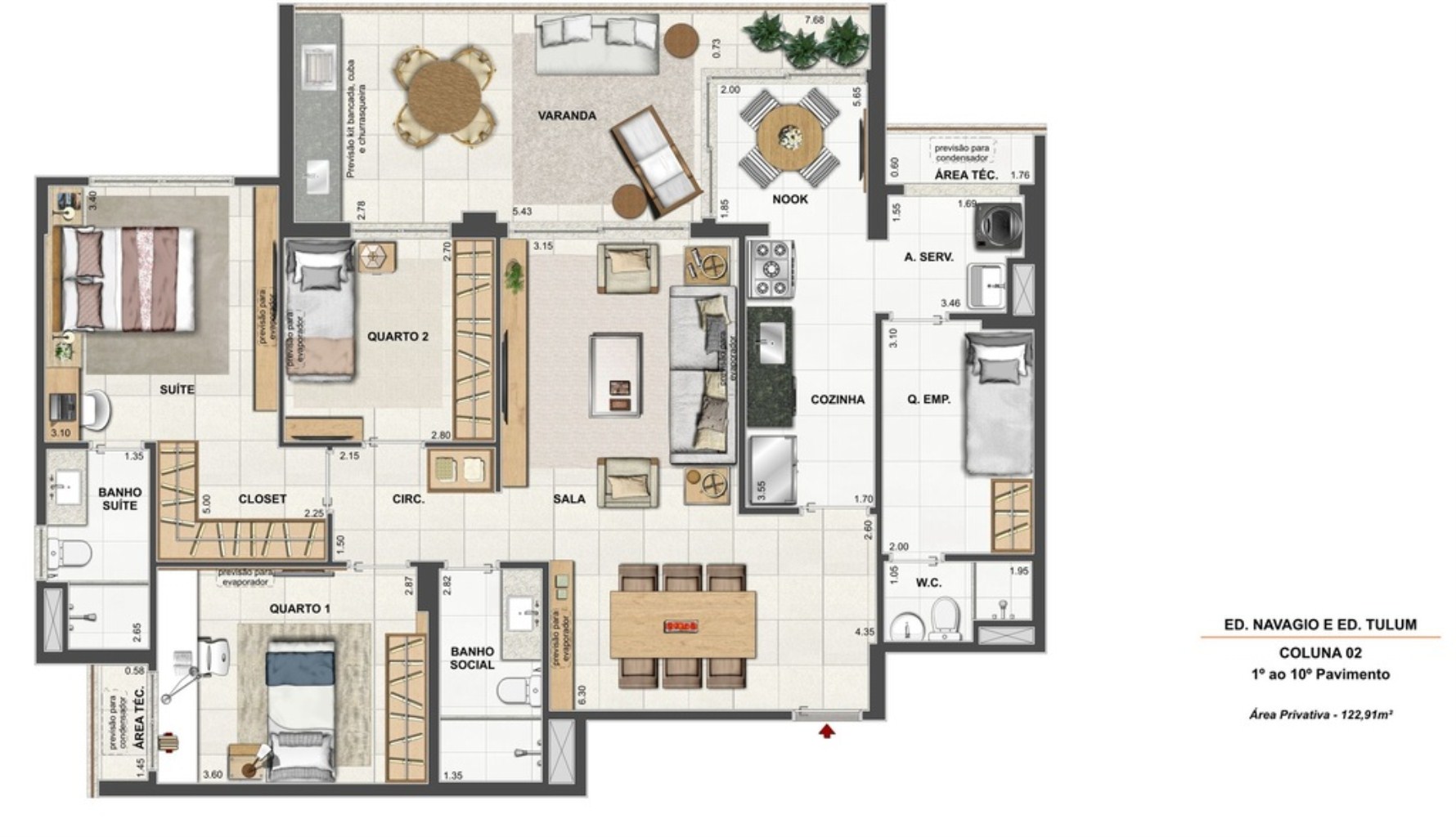 Apartamento, 4 quartos, 158 m² - Foto 51