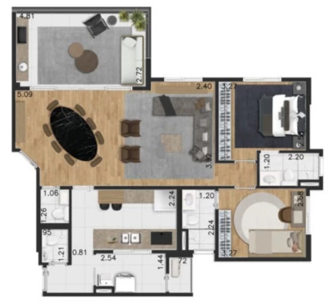 Apartamento, 3 quartos, 128 m² - Foto 22