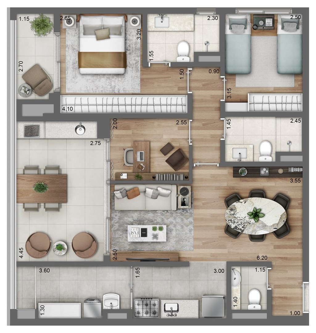 Apartamento, 2 quartos, 70 m² - Foto 17