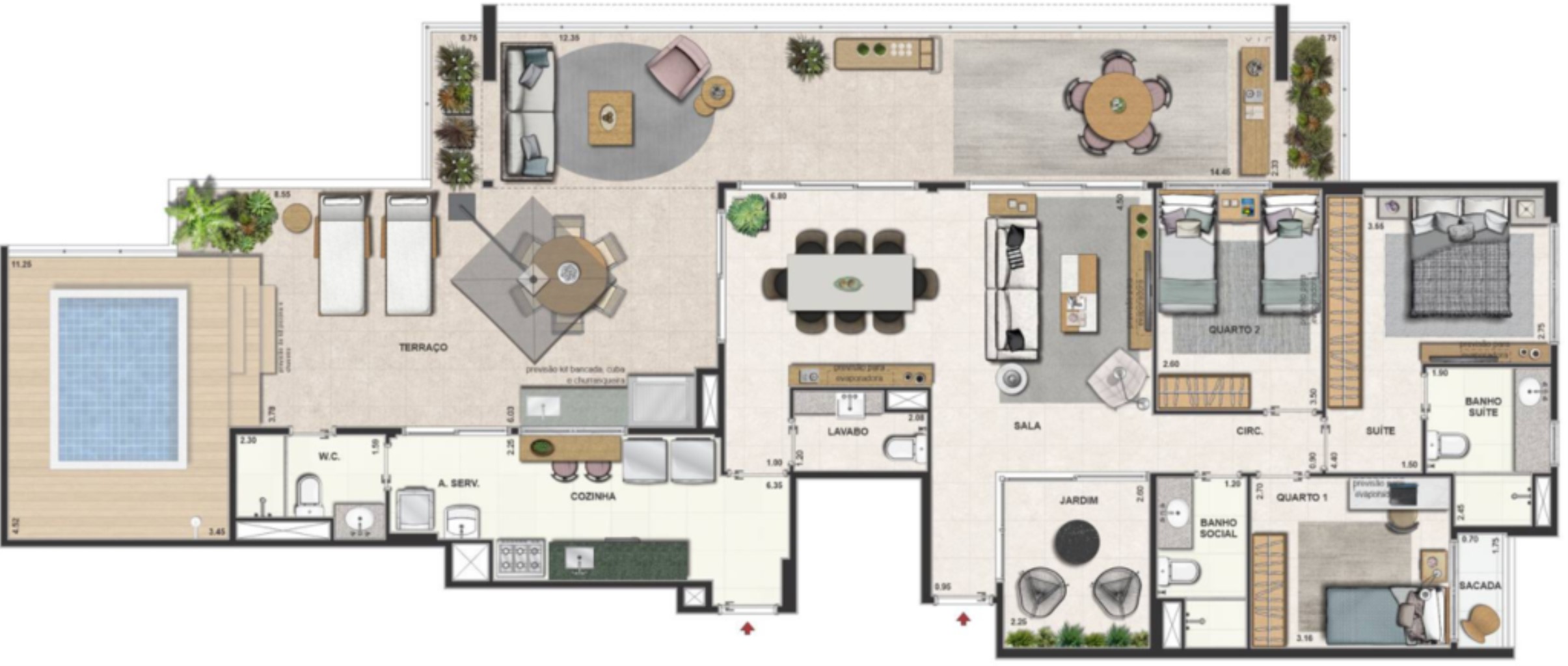Apartamento, 3 quartos, 91 m² - Foto 75