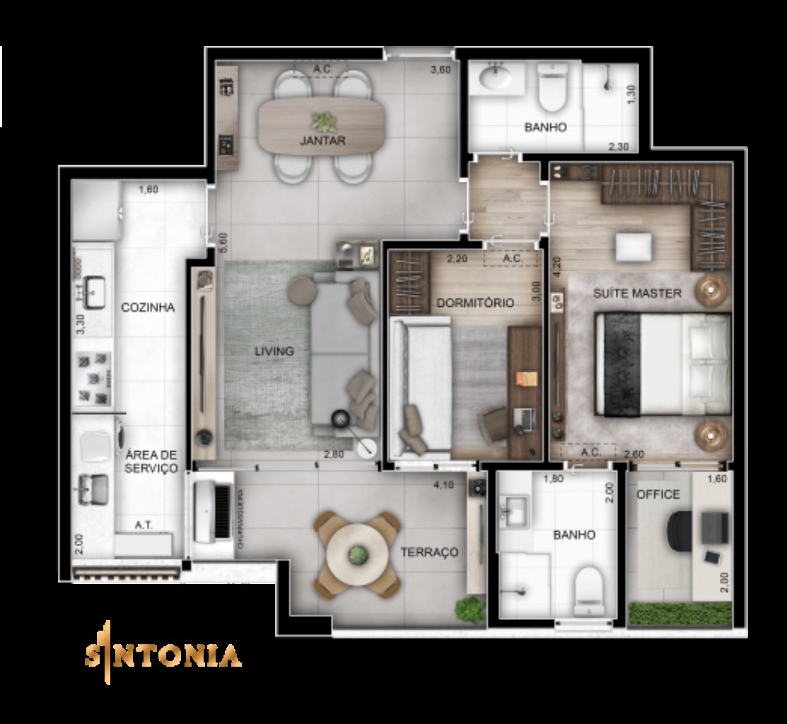 Apartamento, 1 quarto, 66 m² - Foto 21