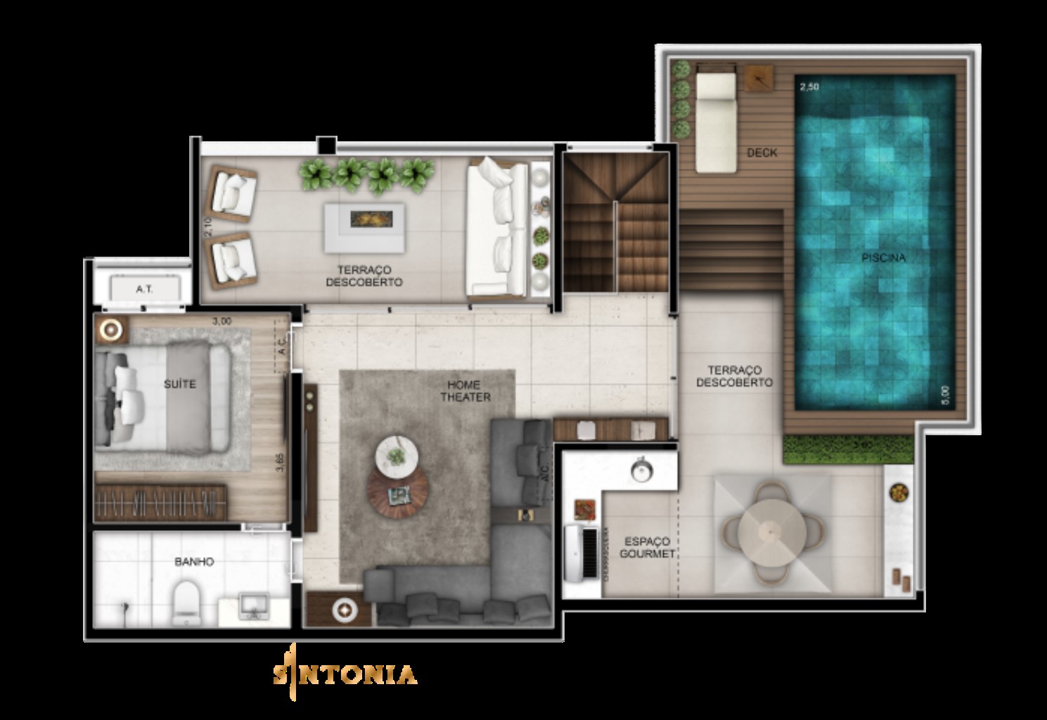 Apartamento, 1 quarto, 66 m² - Foto 29