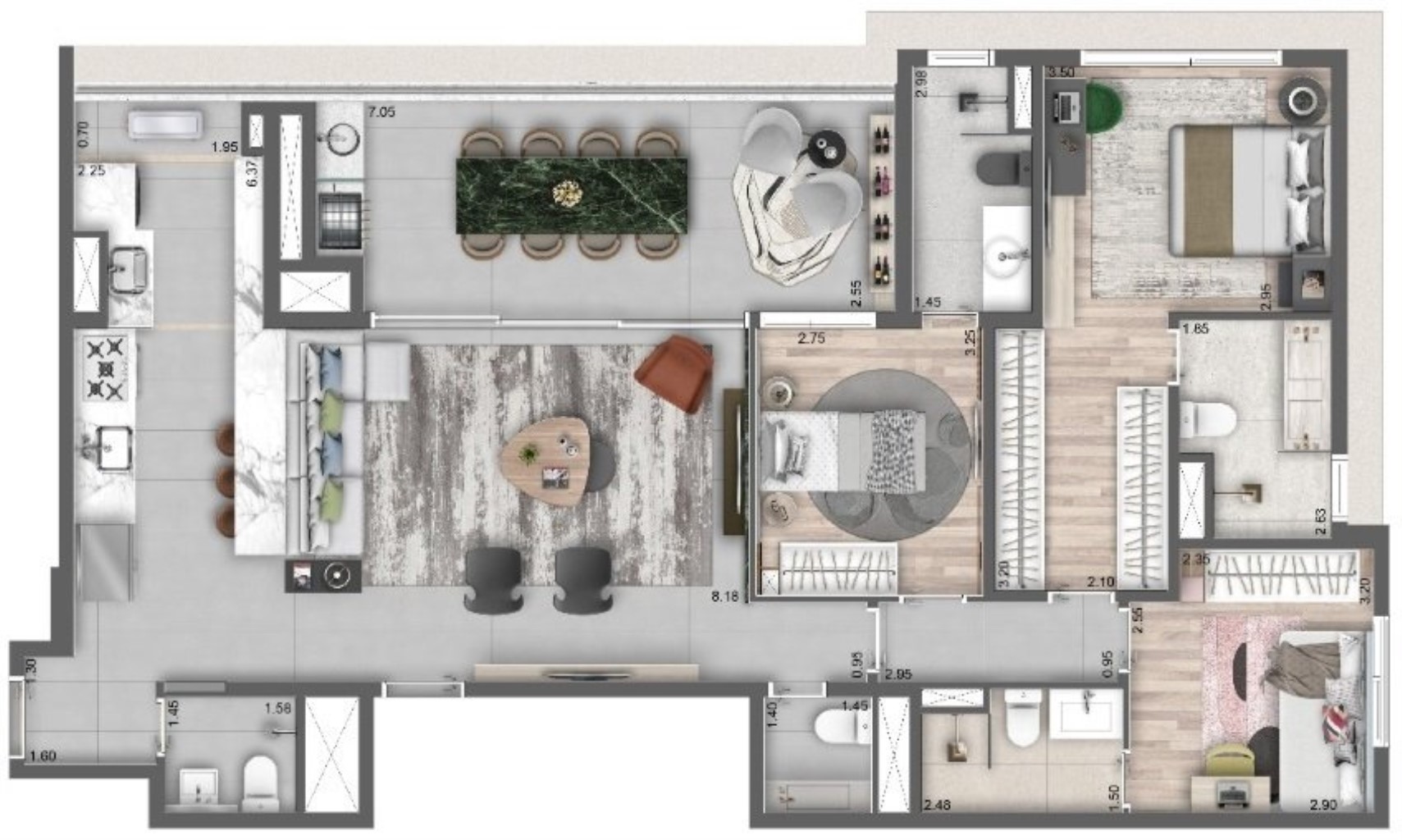Apartamento, 3 quartos, 135 m² - Foto 23