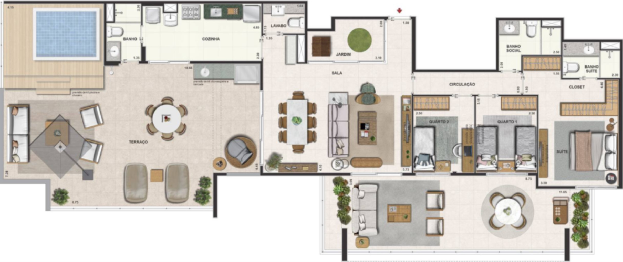 Apartamento, 3 quartos, 91 m² - Foto 77