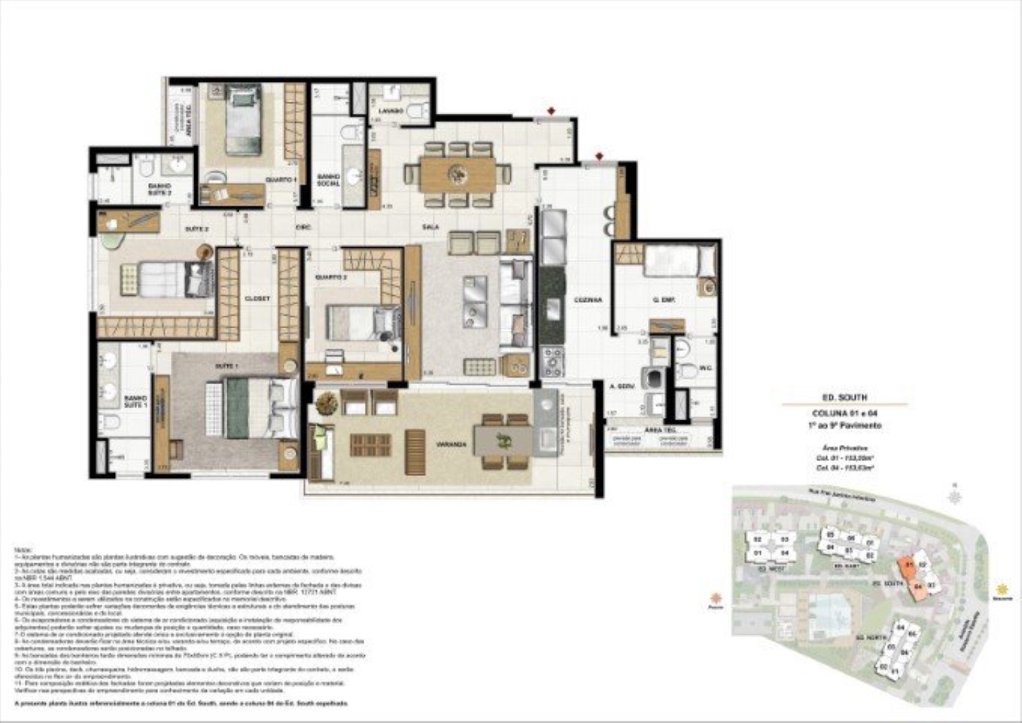 Apartamento, 3 quartos, 121 m² - Foto 35