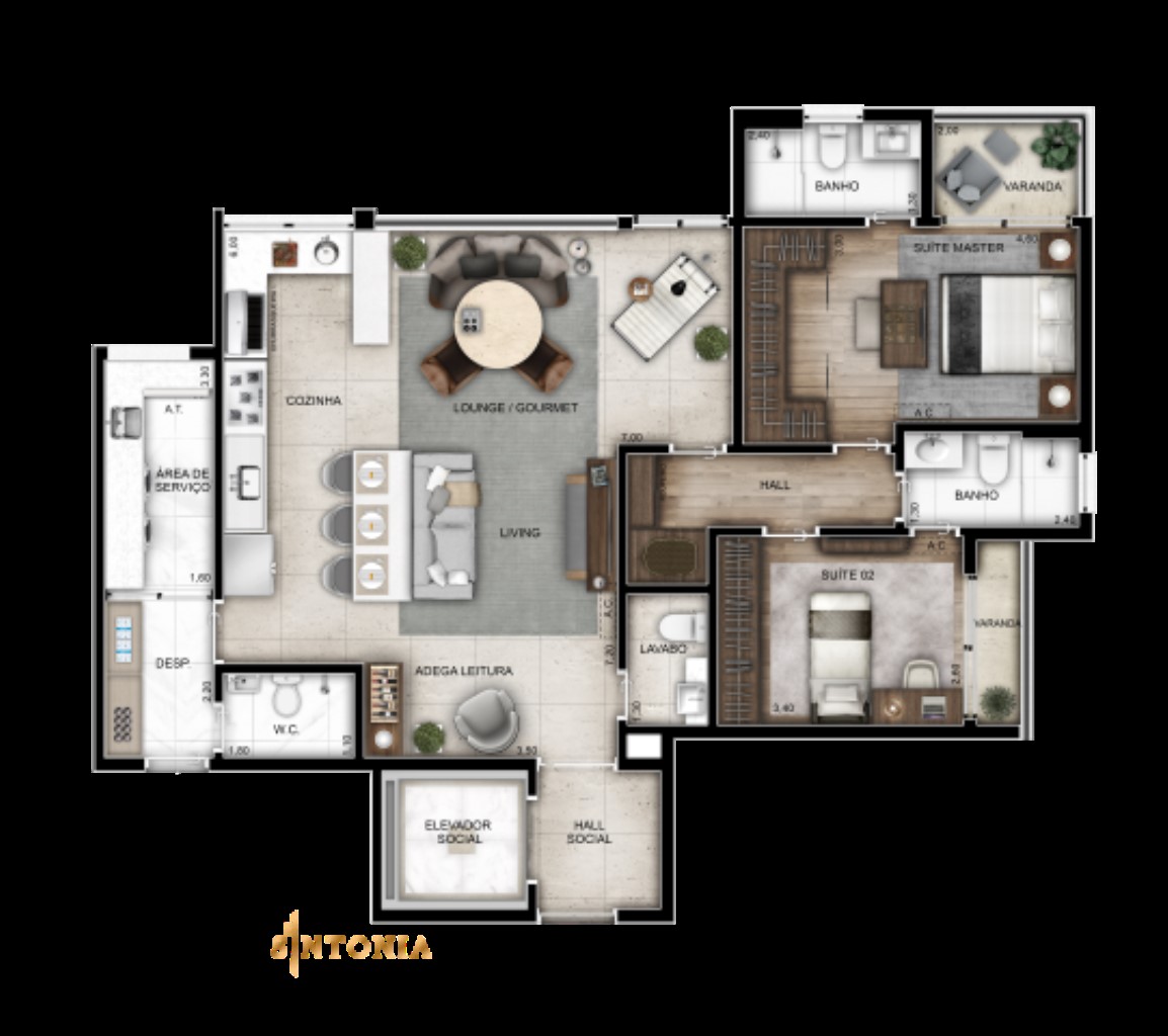 Apartamento, 4 quartos, 222 m² - Foto 25
