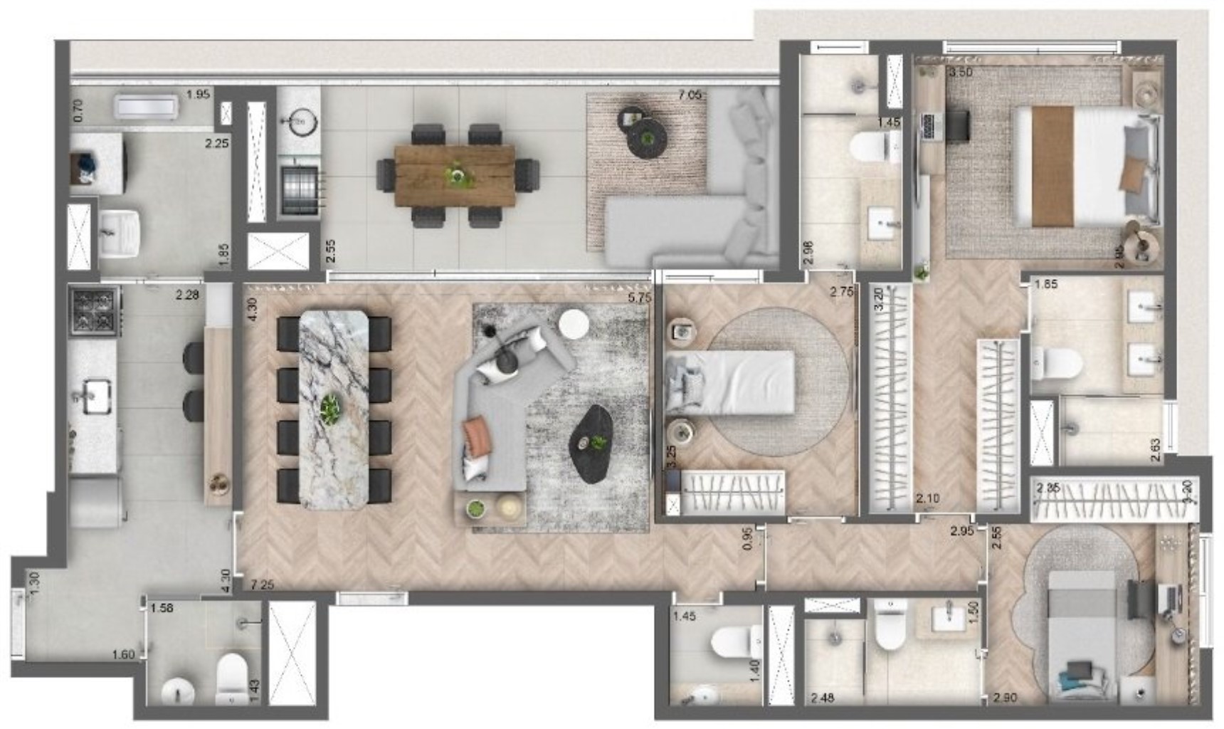 Apartamento, 3 quartos, 111 m² - Foto 22