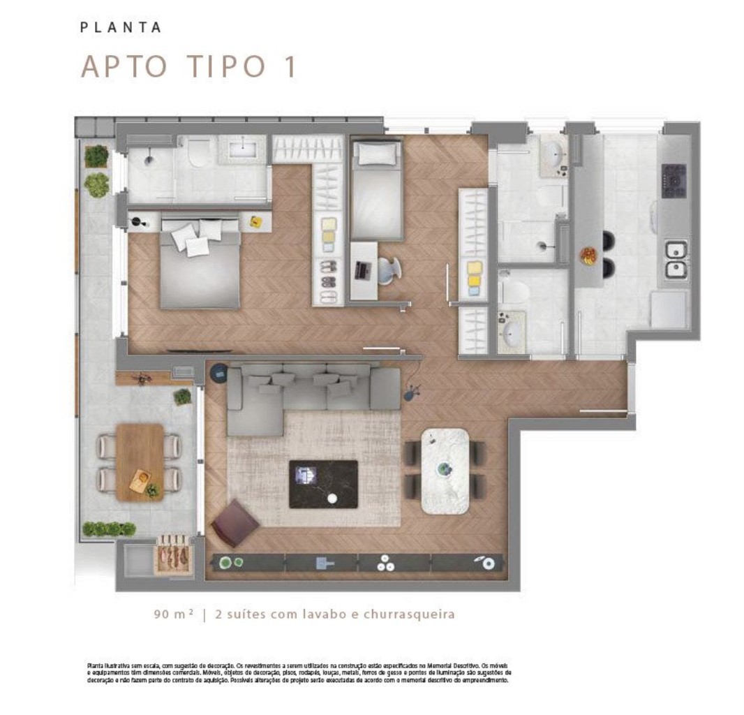 Apartamento, 2 quartos, 90 m² - Foto 20