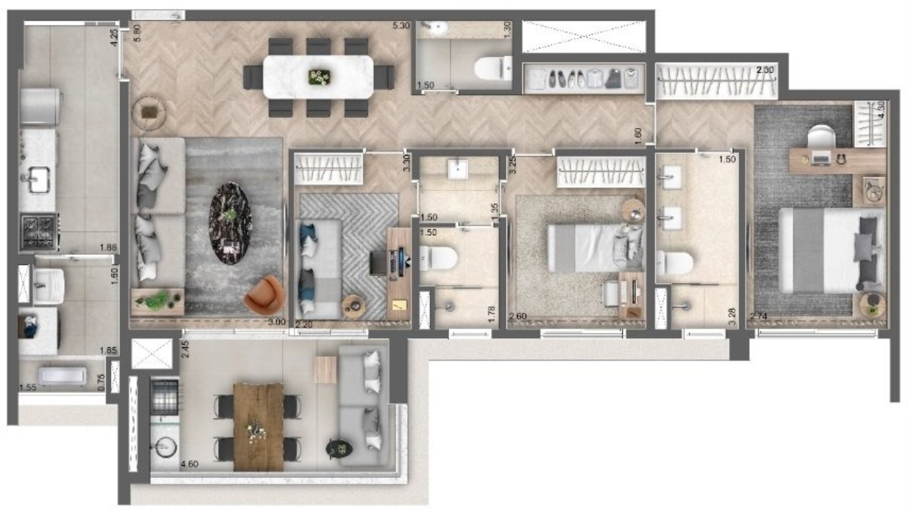Apartamento, 3 quartos, 113 m² - Foto 20