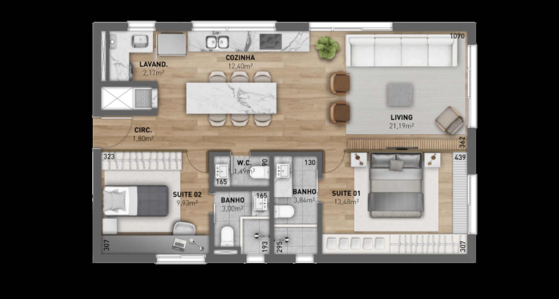 Apartamento, 2 quartos, 142 m² - Foto 17