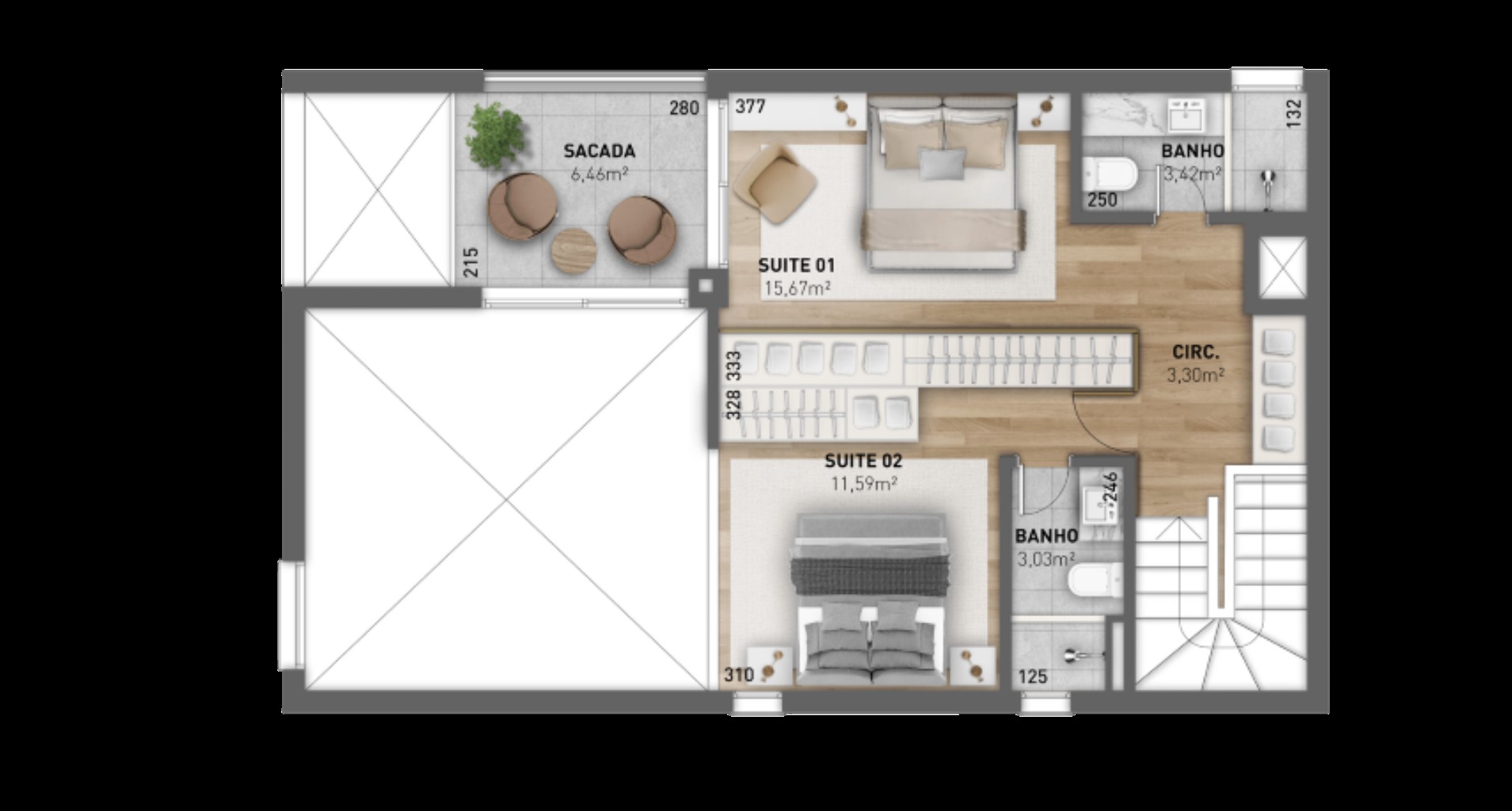 Apartamento, 2 quartos, 81 m² - Foto 22