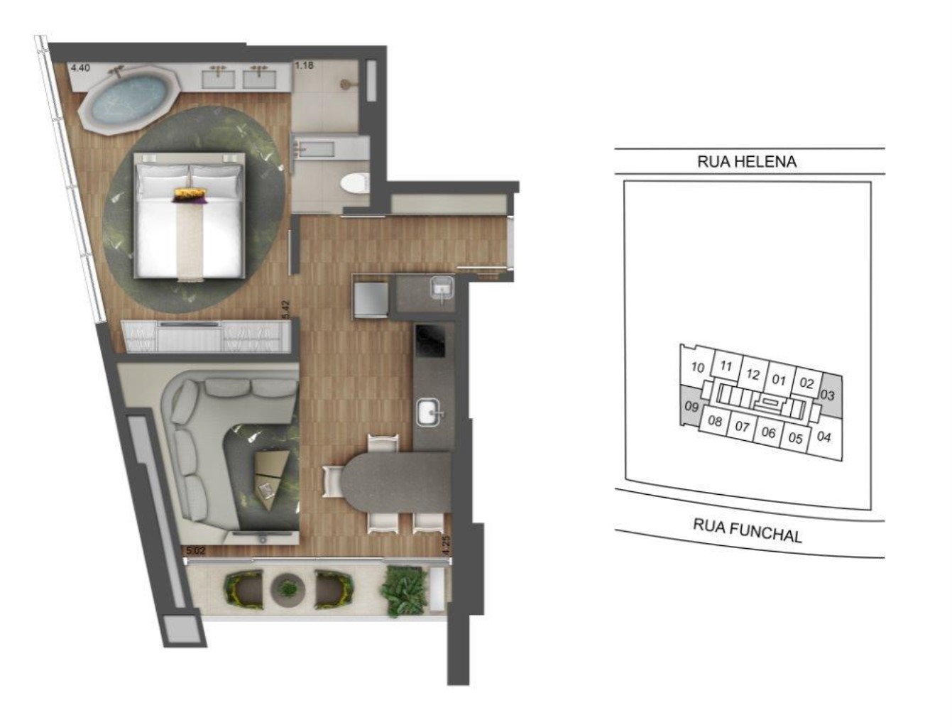 Apartamento, 1 quarto, 68 m² - Foto 20