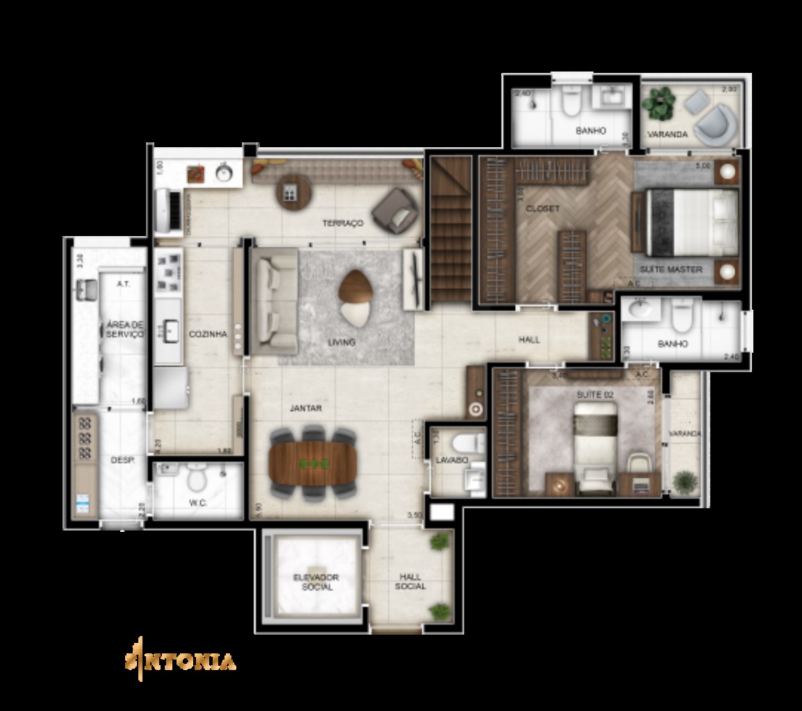 Apartamento, 1 quarto, 66 m² - Foto 28