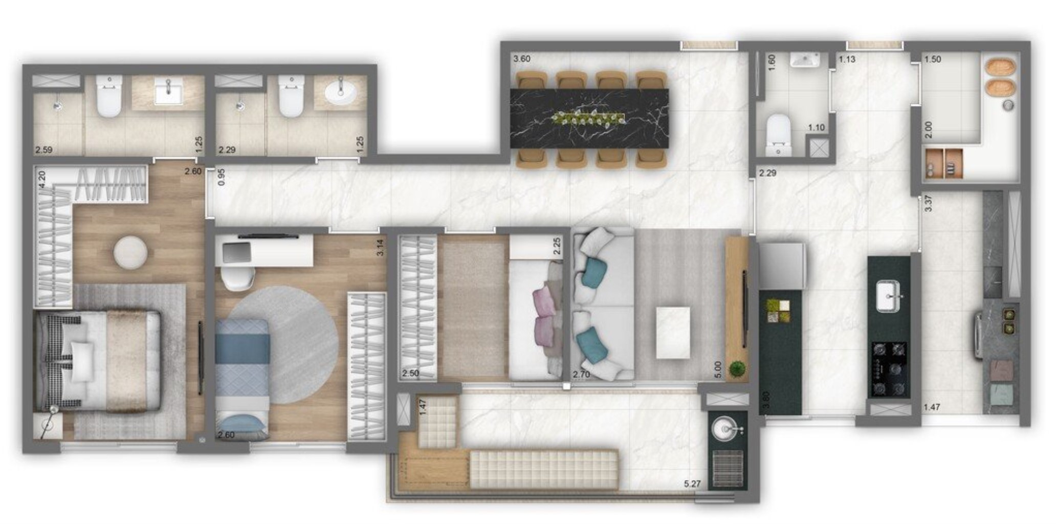 Apartamento, 4 quartos, 116 m² - Foto 16