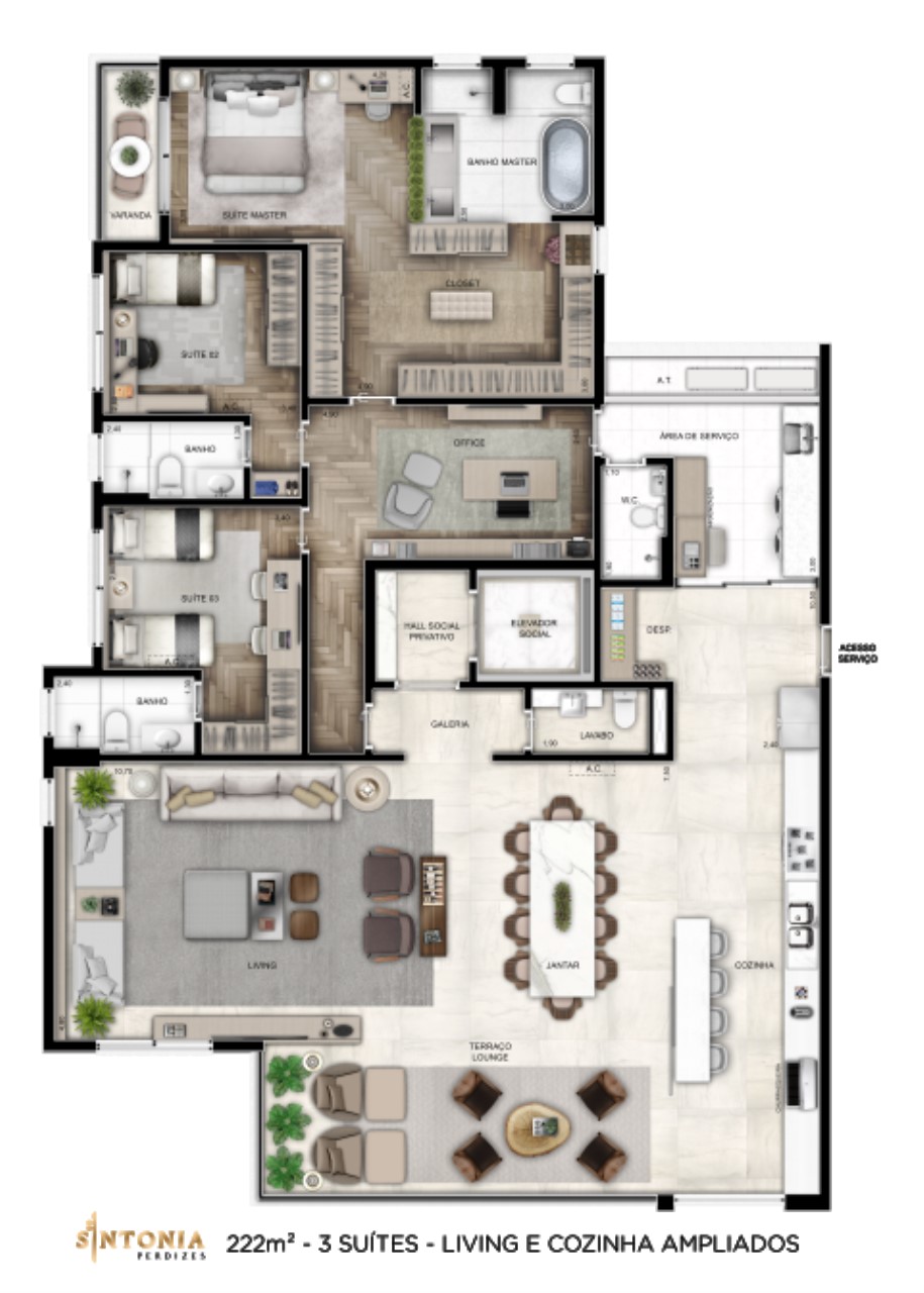 Apartamento, 4 quartos, 222 m² - Foto 31