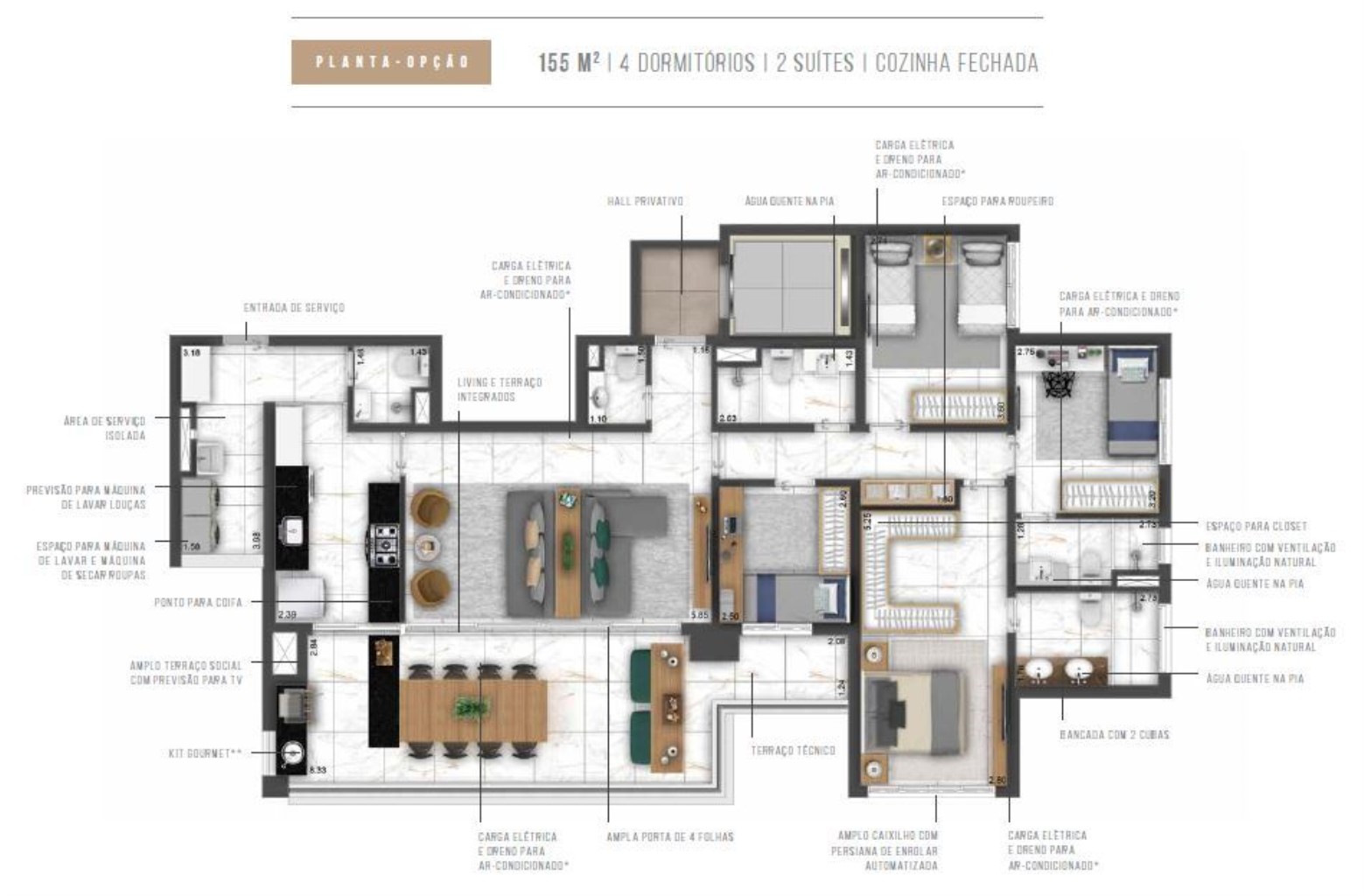 Apartamento, 4 quartos, 155 m² - Foto 26